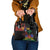 Haiti Negre Marron Shoulder Handbag Libete Egalite Fratenite