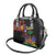 Haiti Negre Marron Shoulder Handbag Libete Egalite Fratenite