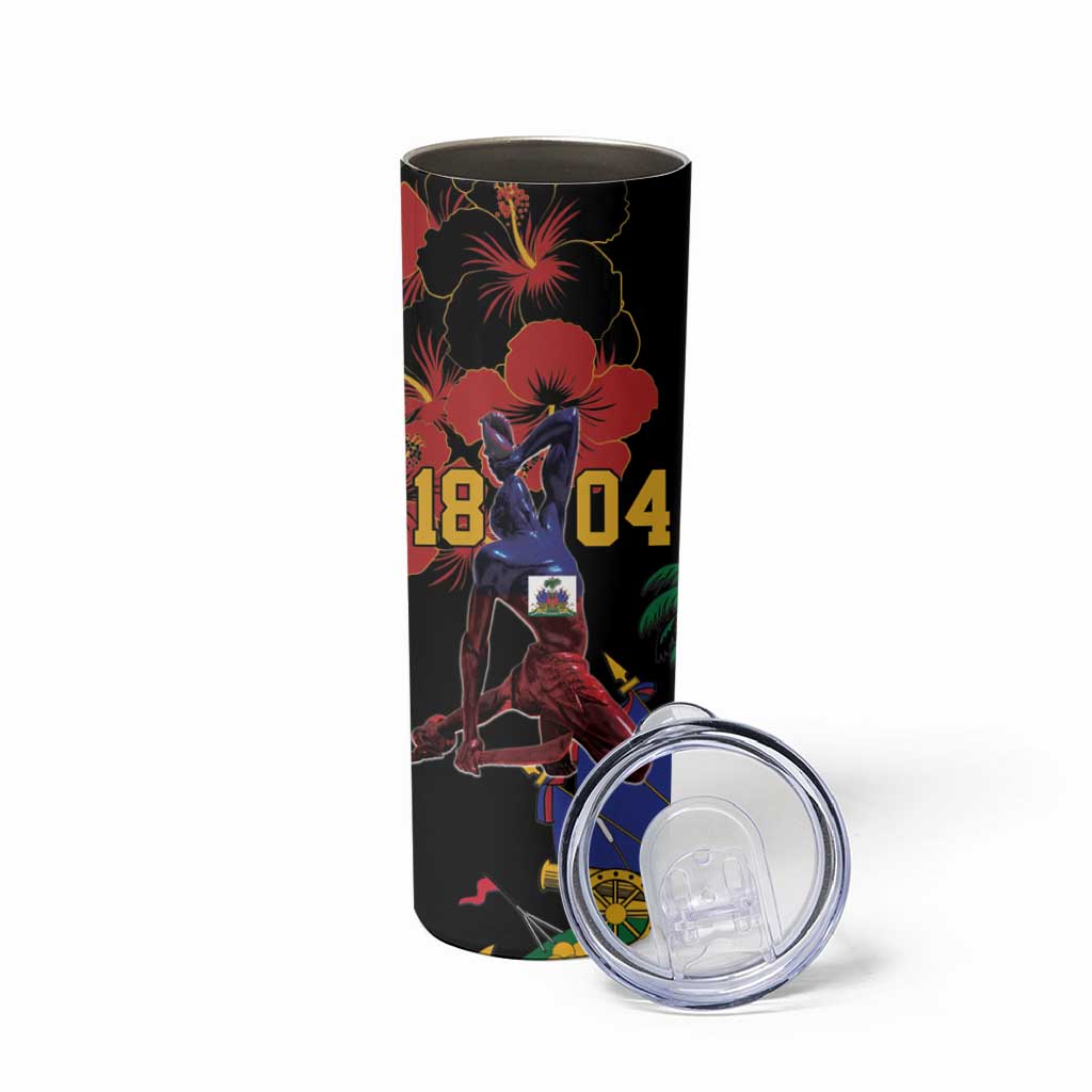 Haiti Negre Marron Skinny Tumbler Libete Egalite Fratenite