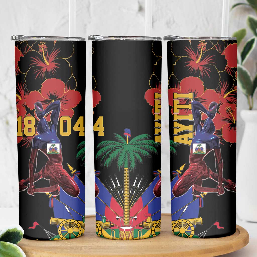 Haiti Negre Marron Skinny Tumbler Libete Egalite Fratenite