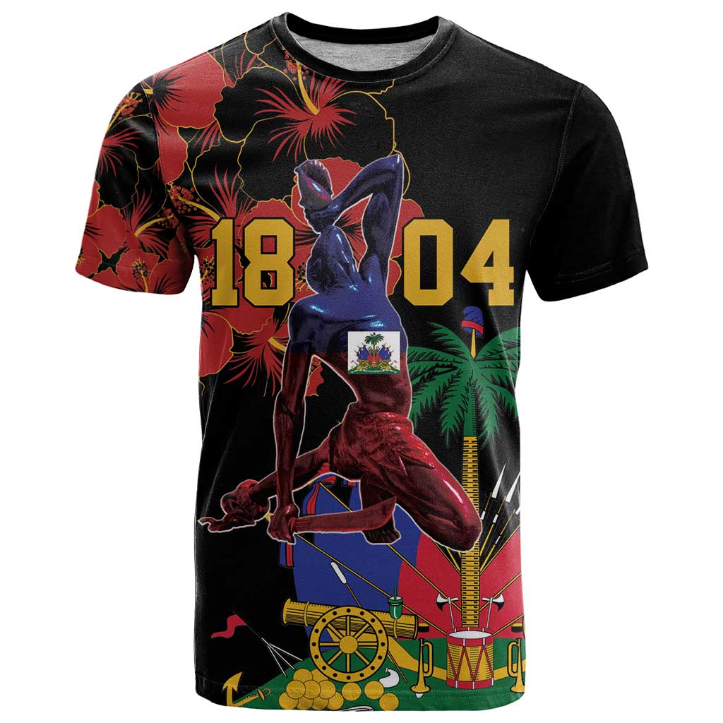 Haiti Negre Marron T Shirt Libete Egalite Fratenite