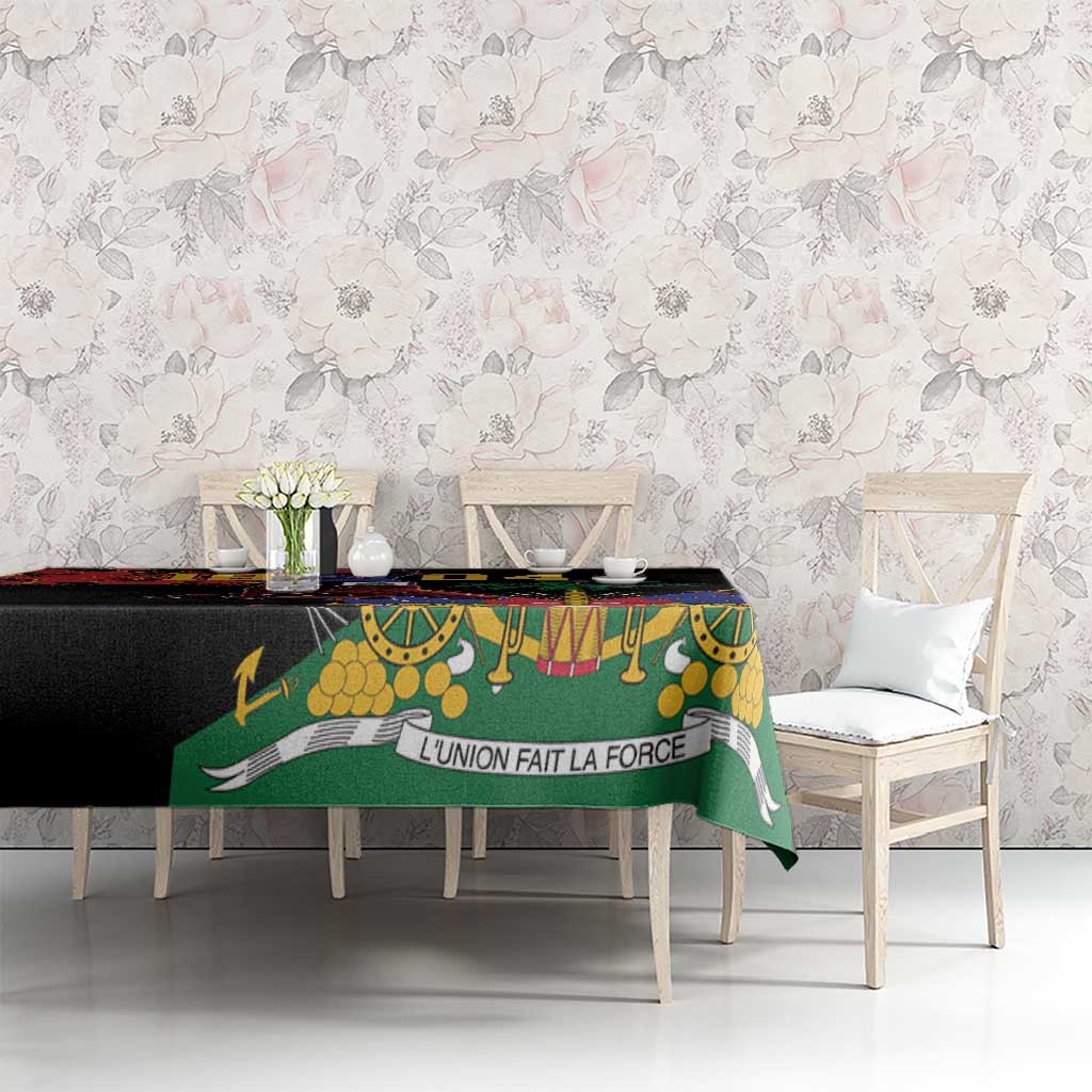 Haiti Negre Marron Tablecloth Libete Egalite Fratenite