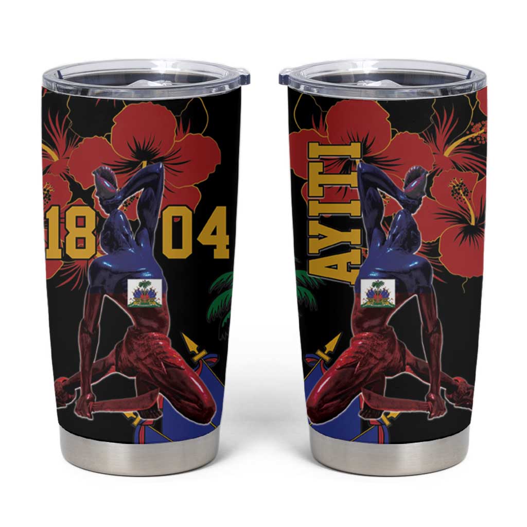 Haiti Negre Marron Tumbler Cup Libete Egalite Fratenite