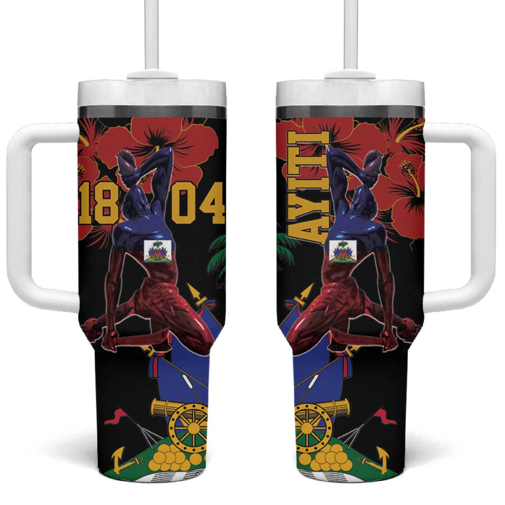 Haiti Negre Marron Tumbler With Handle Libete Egalite Fratenite