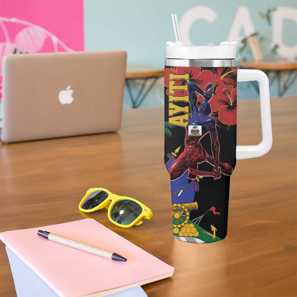 Haiti Negre Marron Tumbler With Handle Libete Egalite Fratenite