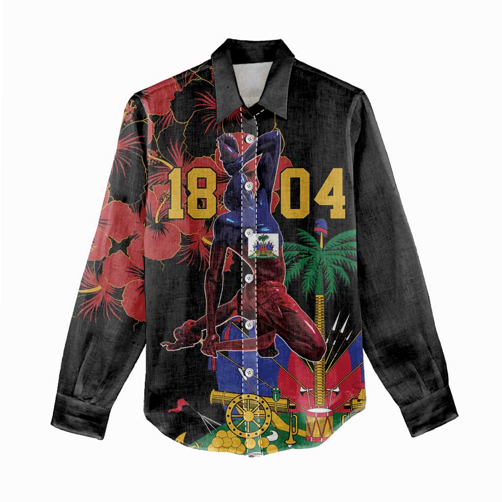 Haiti Negre Marron Women Casual Shirt Libete Egalite Fratenite