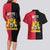 First Empire of Haiti 1804 –1806 Couples Matching Long Sleeve Bodycon Dress and Hawaiian Shirt Liberte ou la Mort!