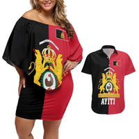 First Empire of Haiti 1804 –1806 Couples Matching Off Shoulder Short Dress and Hawaiian Shirt Liberte ou la Mort!