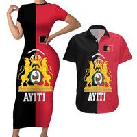First Empire of Haiti 1804 –1806 Couples Matching Short Sleeve Bodycon Dress and Hawaiian Shirt Liberte ou la Mort!