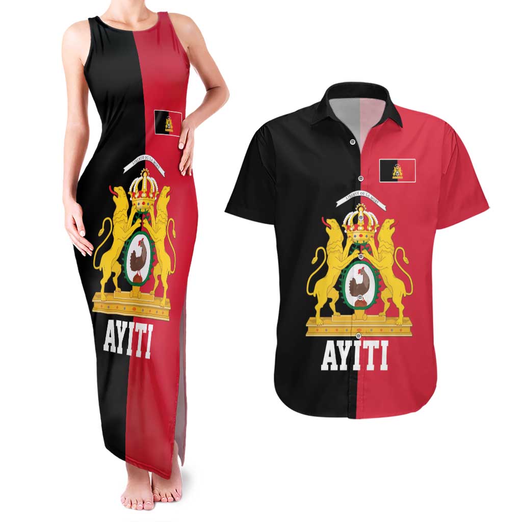First Empire of Haiti 1804 –1806 Couples Matching Tank Maxi Dress and Hawaiian Shirt Liberte ou la Mort!