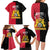 First Empire of Haiti 1804 –1806 Family Matching Long Sleeve Bodycon Dress and Hawaiian Shirt Liberte ou la Mort!