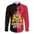 First Empire of Haiti 1804 –1806 Family Matching Off The Shoulder Long Sleeve Dress and Hawaiian Shirt Liberte ou la Mort!