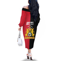 First Empire of Haiti 1804 –1806 Family Matching Off The Shoulder Long Sleeve Dress and Hawaiian Shirt Liberte ou la Mort!