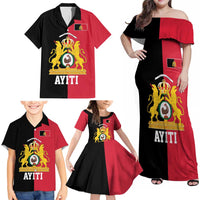 First Empire of Haiti 1804 –1806 Family Matching Off Shoulder Maxi Dress and Hawaiian Shirt Liberte ou la Mort!