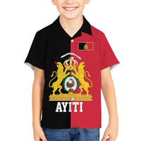 First Empire of Haiti 1804 –1806 Family Matching Short Sleeve Bodycon Dress and Hawaiian Shirt Liberte ou la Mort!