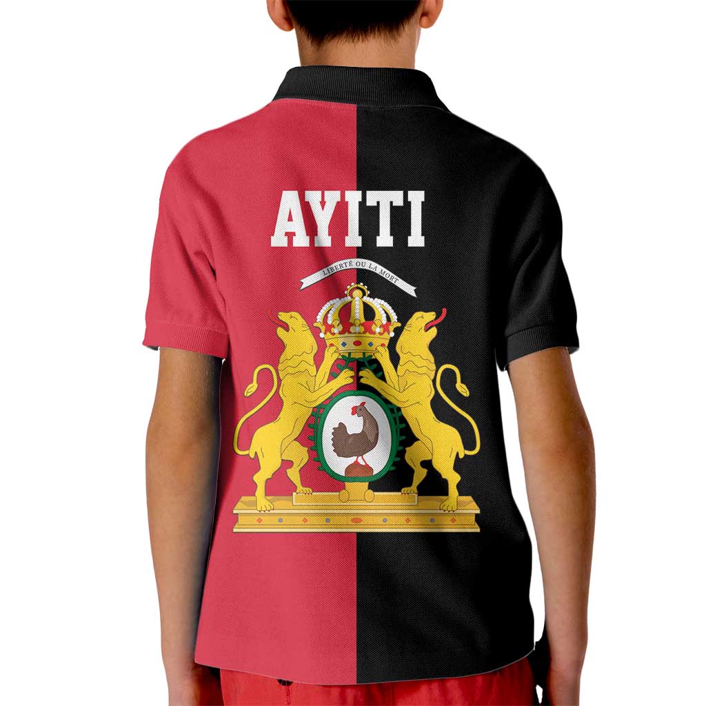 First Empire of Haiti 1804 –1806 Kid Polo Shirt Liberte ou la Mort!