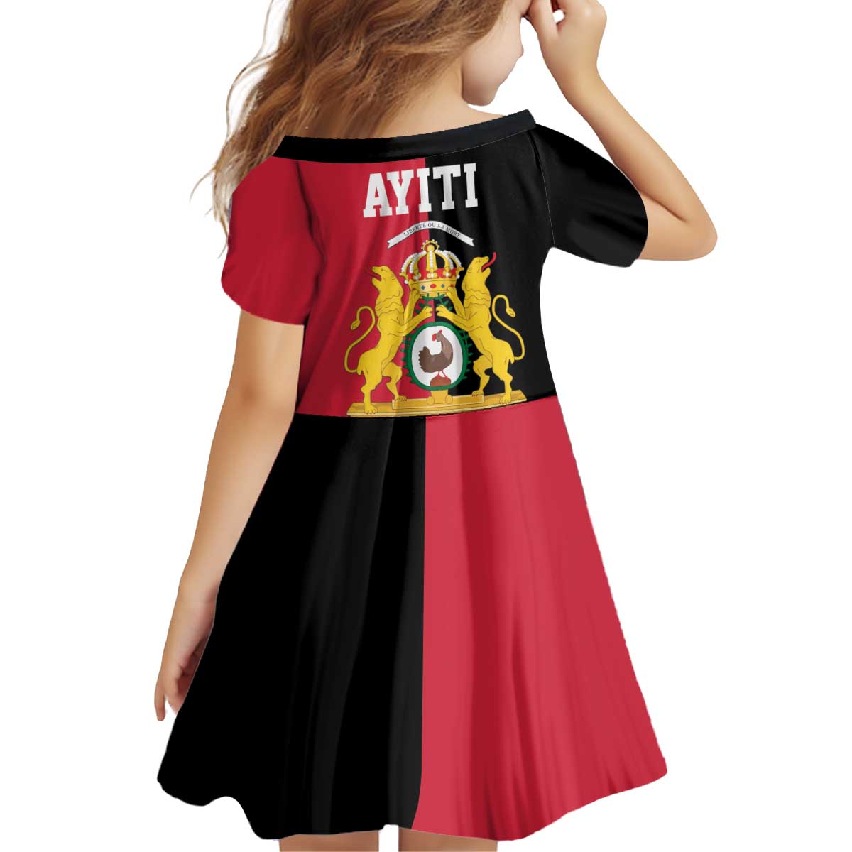 First Empire of Haiti 1804 –1806 Kid Short Sleeve Dress Liberte ou la Mort!