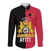 First Empire of Haiti 1804 –1806 Long Sleeve Button Shirt Liberte ou la Mort!