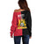 First Empire of Haiti 1804 –1806 Off Shoulder Sweater Liberte ou la Mort!