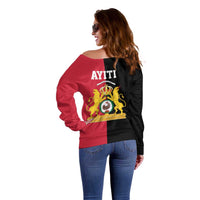 First Empire of Haiti 1804 –1806 Off Shoulder Sweater Liberte ou la Mort!