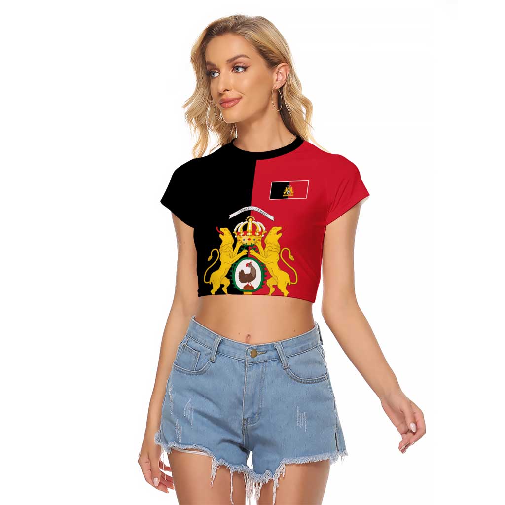 First Empire of Haiti 1804 –1806 Raglan Cropped T Shirt Liberte ou la Mort!