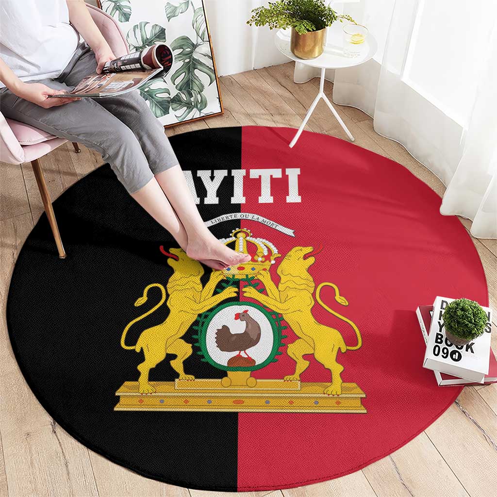 First Empire of Haiti 1804 –1806 Round Carpet Liberte ou la Mort!