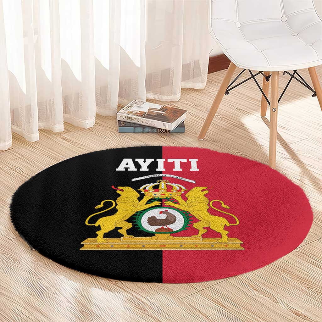 First Empire of Haiti 1804 –1806 Round Carpet Liberte ou la Mort!