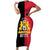 First Empire of Haiti 1804 –1806 Short Sleeve Bodycon Dress Liberte ou la Mort!