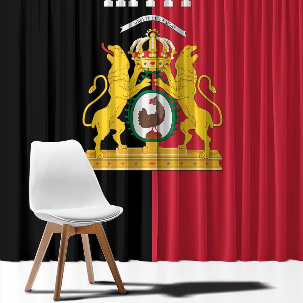 First Empire of Haiti 1804 –1806 Window Curtain Liberte ou la Mort!