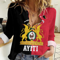 First Empire of Haiti 1804 –1806 Women Casual Shirt Liberte ou la Mort!