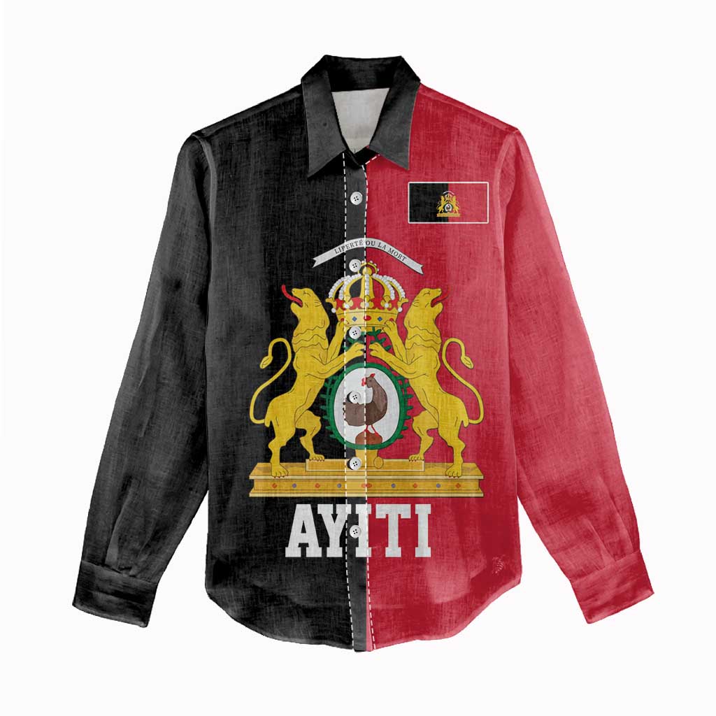 First Empire of Haiti 1804 –1806 Women Casual Shirt Liberte ou la Mort!