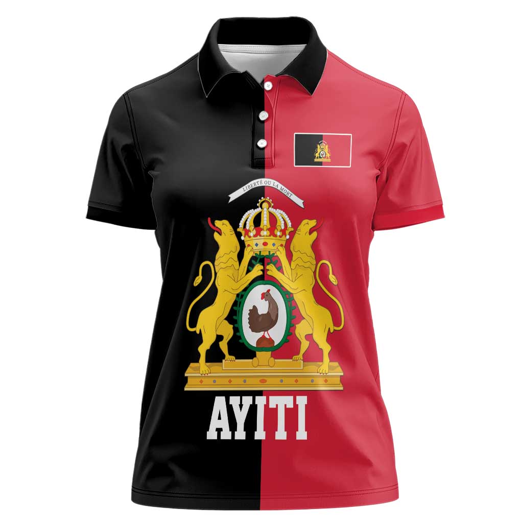 First Empire of Haiti 1804 –1806 Women Polo Shirt Liberte ou la Mort!