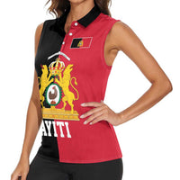 First Empire of Haiti 1804 –1806 Women Sleeveless Polo Shirt Liberte ou la Mort!