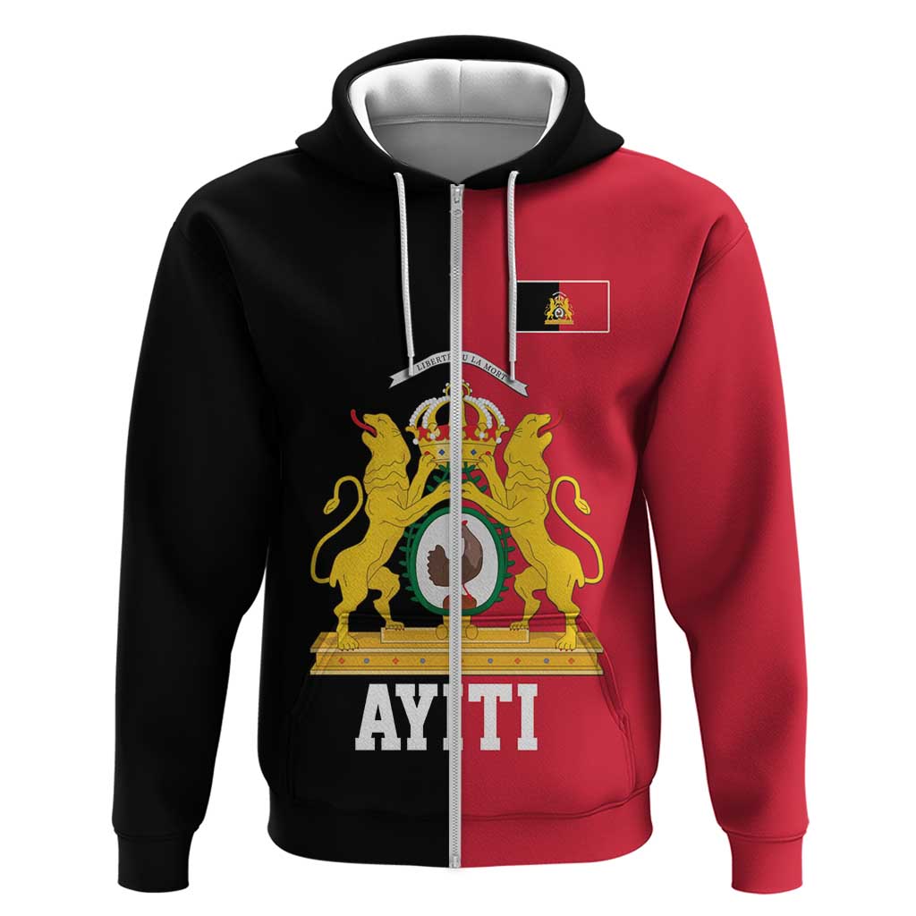 First Empire of Haiti 1804 –1806 Zip Hoodie Liberte ou la Mort!