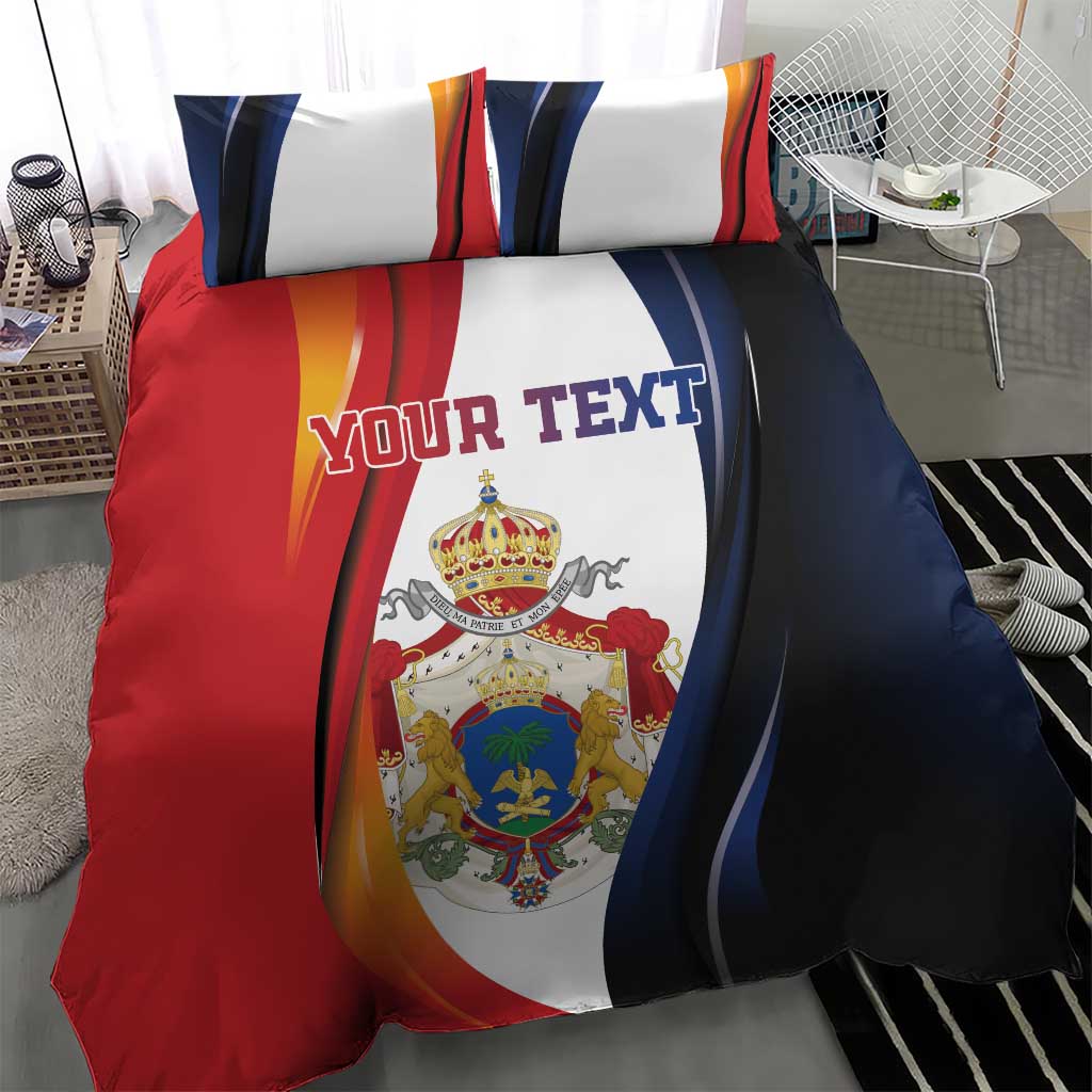 Personalized Second Empire of Haiti 1849-1859 Bedding Set Dieu Ma Patrie Et Mon Epee