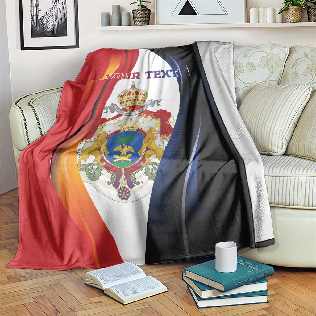 Personalized Second Empire of Haiti 1849-1859 Blanket Dieu Ma Patrie Et Mon Epee