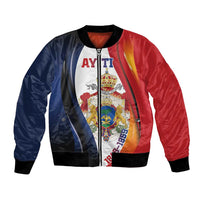 Personalized Second Empire of Haiti 1849-1859 Bomber Jacket Dieu Ma Patrie Et Mon Epee