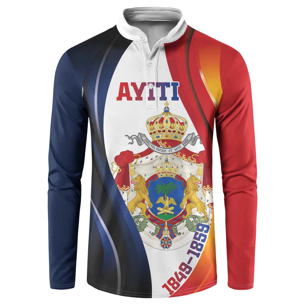 Personalized Second Empire of Haiti 1849-1859 Button Sweatshirt Dieu Ma Patrie Et Mon Epee