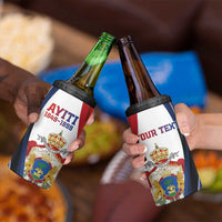 Personalized Second Empire of Haiti 1849-1859 4 in 1 Can Cooler Tumbler Dieu Ma Patrie Et Mon Epee