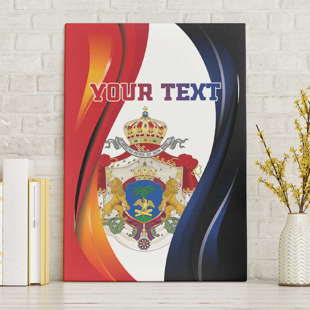 Personalized Second Empire of Haiti 1849-1859 Canvas Wall Art Dieu Ma Patrie Et Mon Epee