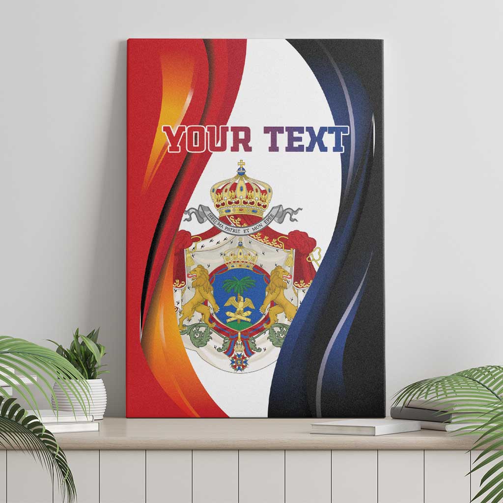 Personalized Second Empire of Haiti 1849-1859 Canvas Wall Art Dieu Ma Patrie Et Mon Epee