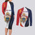Personalized Second Empire of Haiti 1849-1859 Couples Matching Long Sleeve Bodycon Dress and Long Sleeve Button Shirt Dieu Ma Patrie Et Mon Epee