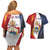 Personalized Second Empire of Haiti 1849-1859 Couples Matching Off Shoulder Short Dress and Hawaiian Shirt Dieu Ma Patrie Et Mon Epee