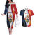 Personalized Second Empire of Haiti 1849-1859 Couples Matching Off The Shoulder Long Sleeve Dress and Hawaiian Shirt Dieu Ma Patrie Et Mon Epee