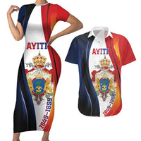 Personalized Second Empire of Haiti 1849-1859 Couples Matching Short Sleeve Bodycon Dress and Hawaiian Shirt Dieu Ma Patrie Et Mon Epee