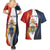Personalized Second Empire of Haiti 1849-1859 Couples Matching Summer Maxi Dress and Hawaiian Shirt Dieu Ma Patrie Et Mon Epee