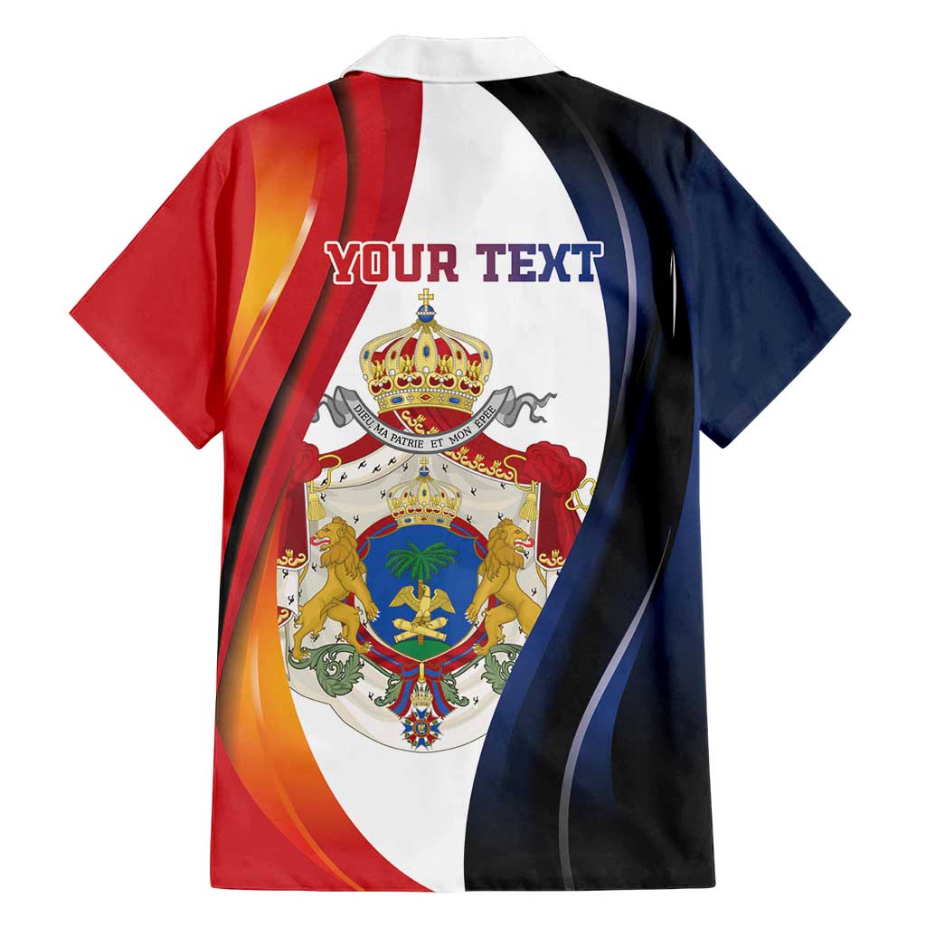 Personalized Second Empire of Haiti 1849-1859 Family Matching Long Sleeve Bodycon Dress and Hawaiian Shirt Dieu Ma Patrie Et Mon Epee