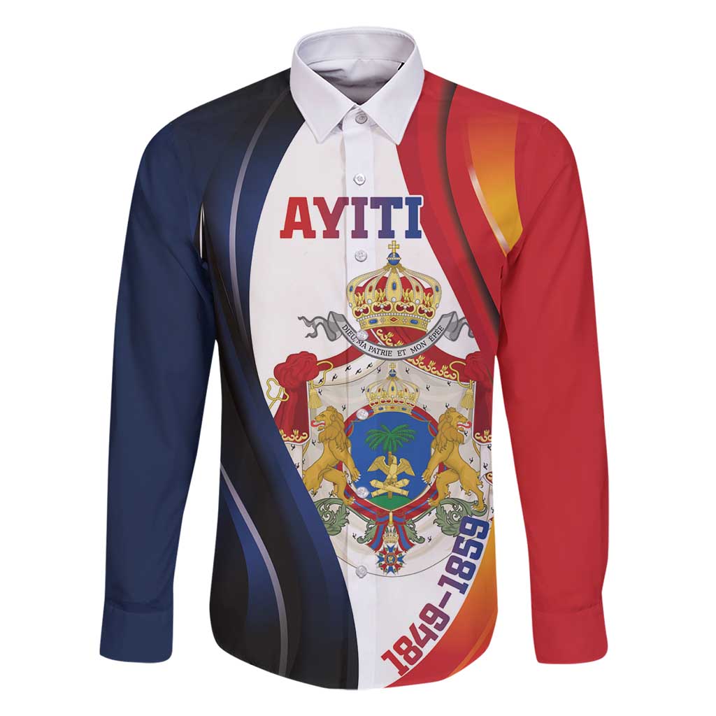 Personalized Second Empire of Haiti 1849-1859 Family Matching Mermaid Dress and Hawaiian Shirt Dieu Ma Patrie Et Mon Epee