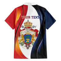 Personalized Second Empire of Haiti 1849-1859 Family Matching Off The Shoulder Long Sleeve Dress and Hawaiian Shirt Dieu Ma Patrie Et Mon Epee