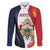 Personalized Second Empire of Haiti 1849-1859 Family Matching Puletasi and Hawaiian Shirt Dieu Ma Patrie Et Mon Epee